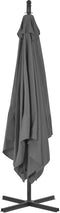 vidaXL - Zweefparasol - met - stalen - paal - 250x250 - cm - antracietkleurig