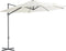 vidaXL - Zweefparasol - met - stalen - paal - 250x250 - cm - antracietkleurig