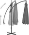 vidaXL - Zweefparasol - met - stalen - paal - 250x250 - cm - antracietkleurig