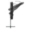 vidaXL - Zweefparasol - met - stalen - paal - 250x250 - cm - antracietkleurig