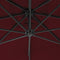 vidaXL - Zweefparasol - met - stalen - paal - 250x250 - cm - terracottakleurig