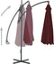 vidaXL - Zweefparasol - met - stalen - paal - 250x250 - cm - taupe