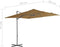 vidaXL - Zweefparasol - met - stalen - paal - 250x250 - cm - taupe
