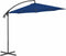 vidaXL - Zweefparasol - met - stalen - paal - 300 - cm - azuurblauw
