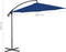 vidaXL - Zweefparasol - met - stalen - paal - 300 - cm - azuurblauw