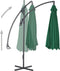 vidaXL - Zweefparasol - met - stalen - paal - 300 - cm - groen