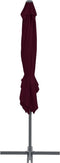 vidaXL - Zweefparasol - met - stalen - paal - 300 - cm - groen