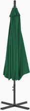 vidaXL - Zweefparasol - met - stalen - paal - 300 - cm - groen