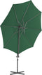 vidaXL - Zweefparasol - met - stalen - paal - 300 - cm - groen