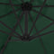 vidaXL - Zweefparasol - met - stalen - paal - 300 - cm - groen