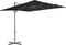 vidaXL - Zweefparasol - met - stalen - paal - 300 - cm - terracottakleurig