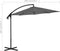 vidaXL - Zweefparasol - met - stalen - paal - 300 - cm - antracietkleurig
