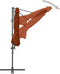 vidaXL - Zweefparasol - met - stalen - paal - 300 - cm - terracottakleurig