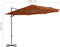 vidaXL - Zweefparasol - met - stalen - paal - 300 - cm - terracottakleurig