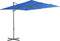 vidaXL - Zweefparasol - met - stalen - paal - 300 - cm - taupe