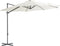 vidaXL - Zweefparasol - met - stalen - paal - 300 - cm - zandkleurig
