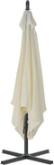 vidaXL - Zweefparasol - met - stalen - paal - 300 - cm - zandkleurig