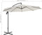 vidaXL - Zweefparasol - met - stalen - paal - 300 - cm - zandkleurig