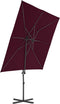 vidaXL - Zweefparasol - met - stalen - paal - 300 - cm - zandkleurig