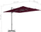 vidaXL - Zweefparasol - met - stalen - paal - 300 - cm - zandkleurig
