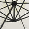 vidaXL - Zweefparasol - met - stalen - paal - 300 - cm - zandkleurig