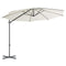 vidaXL - Zweefparasol - met - stalen - paal - 300 - cm - zandkleurig