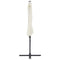 vidaXL - Zweefparasol - met - stalen - paal - 300 - cm - zandkleurig
