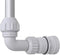 vidaXL Zwembad waterval fontein met LED