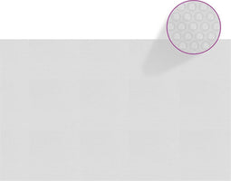 vidaXL - Zwembadfolie - solar - drijvend - 260x160 - cm - PE - grijs
