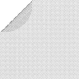 vidaXL - Zwembadfolie - solar - drijvend - 455 - cm - PE - grijs