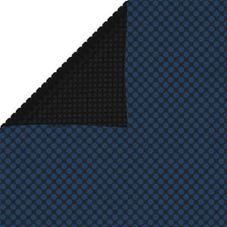 vidaXL - Zwembadfolie - solar - drijvend - 549x274 - cm - PE - zwart - en - blauw