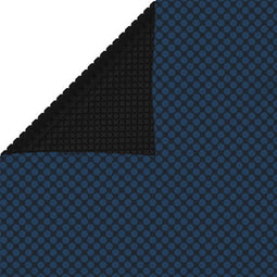 vidaXL - Zwembadfolie - solar - drijvend - 600x400 - cm - PE - zwart - en - blauw