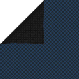 vidaXL - Zwembadfolie - solar - drijvend - 975x488 - cm - PE - zwart - en - blauw