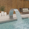 vidaXL - Zwembadfontein - 22x60x70 - cm - roestvrij - staal - 304