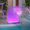 vidaXL - Zwembadfontein - met - RGB - LED's - 50 - cm - acryl