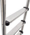 vidaXL Zwembadladder met 3 sporten 120 cm roestvrij staal 304
