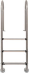 vidaXL Zwembadladder met 3 sporten 120 cm roestvrij staal 304