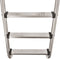 vidaXL Zwembadladder met 3 sporten 120 cm roestvrij staal 304