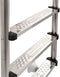 vidaXL Zwembadladder met 3 sporten 120 cm roestvrij staal 304