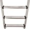 vidaXL Zwembadladder met 3 sporten 120 cm roestvrij staal 304