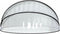 vidaXL - Zwembadoverkapping - rond - 315x158 - cm - PVC