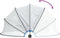 vidaXL - Zwembadoverkapping - rond - 467x234 - cm - PVC