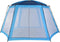 vidaXL Zwembadtent 500x433x250 cm stof blauw