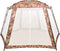 vidaXL Zwembadtent 500x433x250 cm stof camouflage