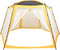 vidaXL Zwembadtent 500x433x250 cm stof geel