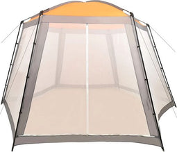 vidaXL Zwembadtent 500x433x250 cm stof grijs