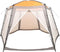 vidaXL Zwembadtent 500x433x250 cm stof grijs