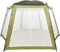 vidaXL Zwembadtent 500x433x250 cm stof groen