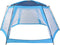vidaXL Zwembadtent 590x520x250 cm stof blauw