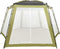 vidaXL Zwembadtent 590x520x250 cm stof groen